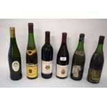 Mixed half Case: one bottle each of: 1967 Tokay Vendage Tardive, Hugel; 2005 Raffaldini