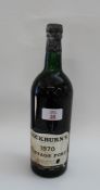 1970 Cockburn Vintage Port, one bottle.