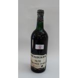 1970 Cockburn Vintage Port, one bottle.