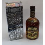 Chivas Regal 12YO Whisky (boxed) - 26 fl oz, 75° proof, one bottle.