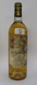 1986 Ch Rayne Vigneau, 1er Grand Cru, Sauternes, one bottle.