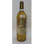 1986 Ch Rayne Vigneau, 1er Grand Cru, Sauternes, one bottle.