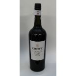 2003 Croft Vintage Port, one bottle.