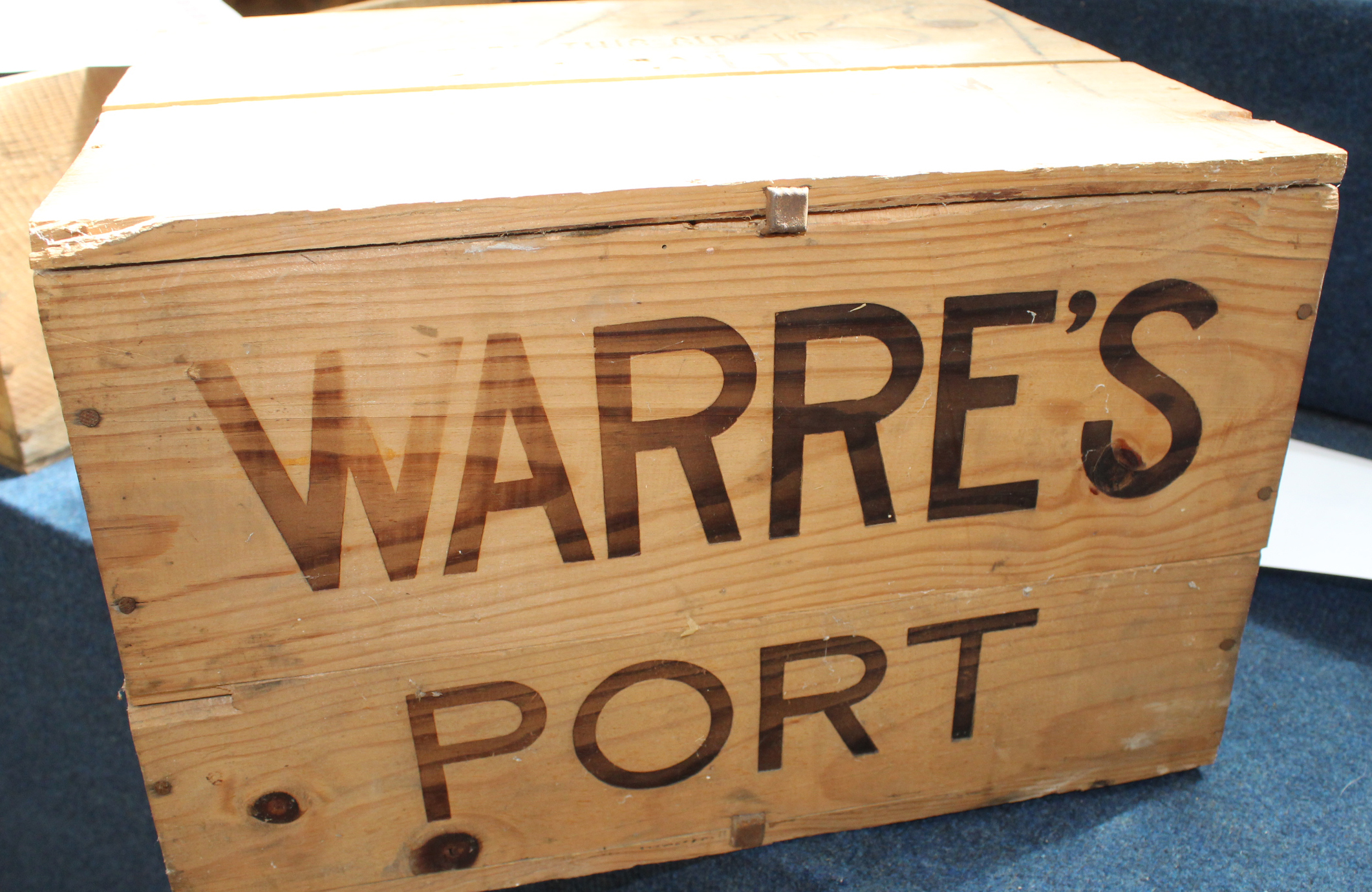 1963 Warre Vintage Port together with original wooden case, one bottle. - Image 2 of 2