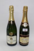 NV Comtesse de Bellefleur Champagne (1 bt) t/w NV Paul Bur Sparkling (1 bt). (2)