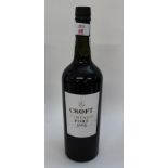 2003 Croft Vintage Port, one bottle.