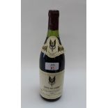 1987 Cotes du Rhone, Marquis de la Vitaille (bottled for the SAS), one bottle.