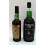 1978 Croft Late Bottled Vintage Port (one bottle), t/w a bottled of Cockburns Fine Old Ruby Port. (