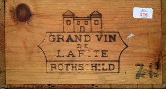 1971 Chateau Lafite Rothschild Wooden Case (empty)