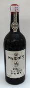 1963 Warre Vintage Port, one bottle.