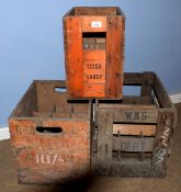 Empty Wooden Crates, Tizer Ltd etc.