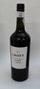 2003 Croft Vintage Port, one bottle.