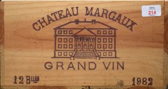 1982 Chateau Margaux Wooden Case (empty)