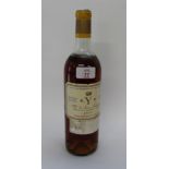 1960 Ch Ygrec, Sauternes, one bottle.