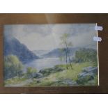 Framed landscape Watercolour