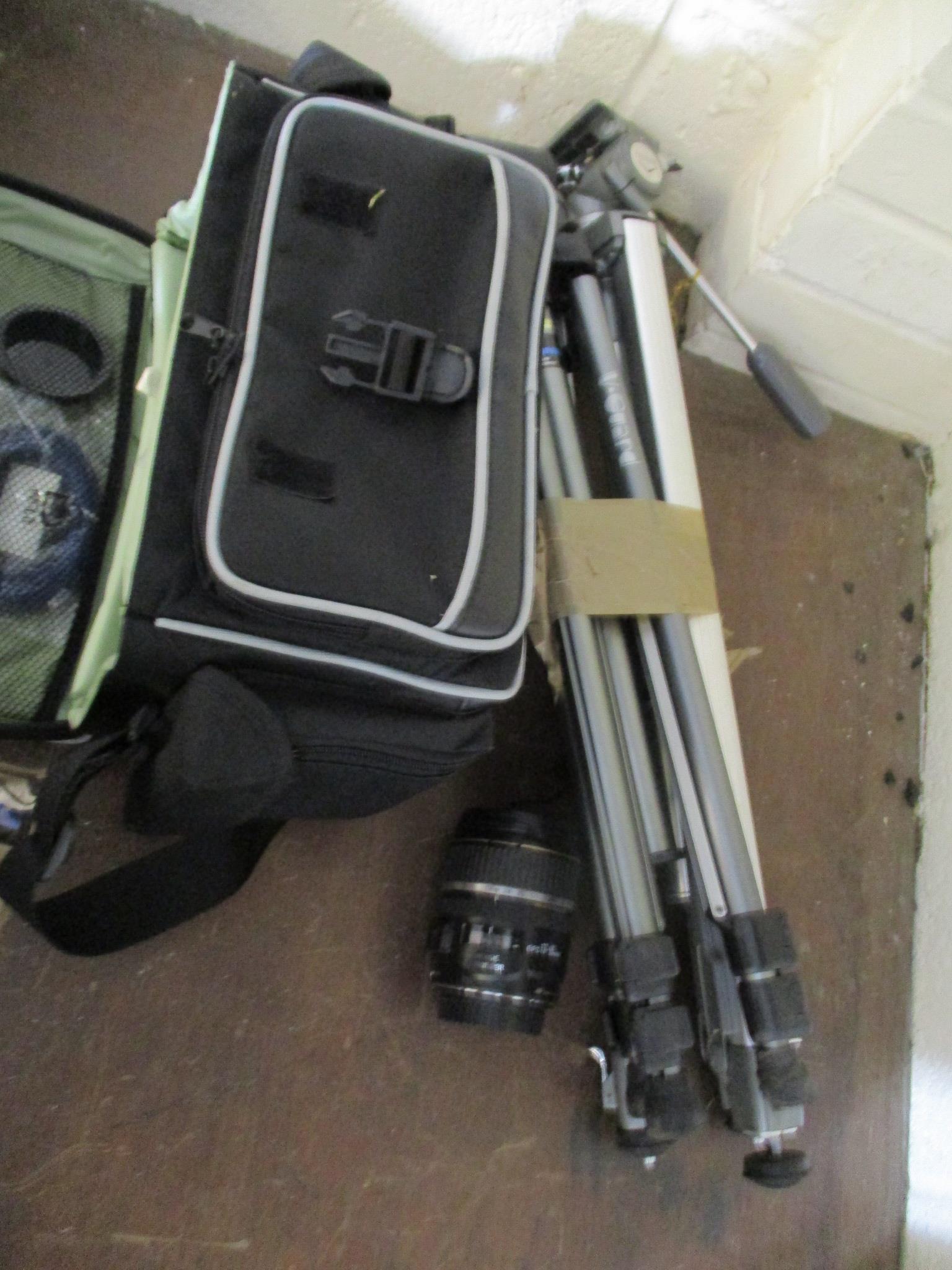 Photography: Camera Bag, Tripod, and Canon Ultrasonic Macro Lens 17-85mm - Image 2 of 3