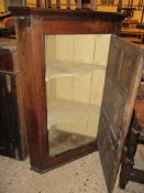 Oak panelled Corner Cupboard