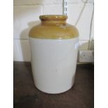 Large salt-glazed stoneware Jar, impressed mark for Doulton Lambeth to shoulder, approx 35cm