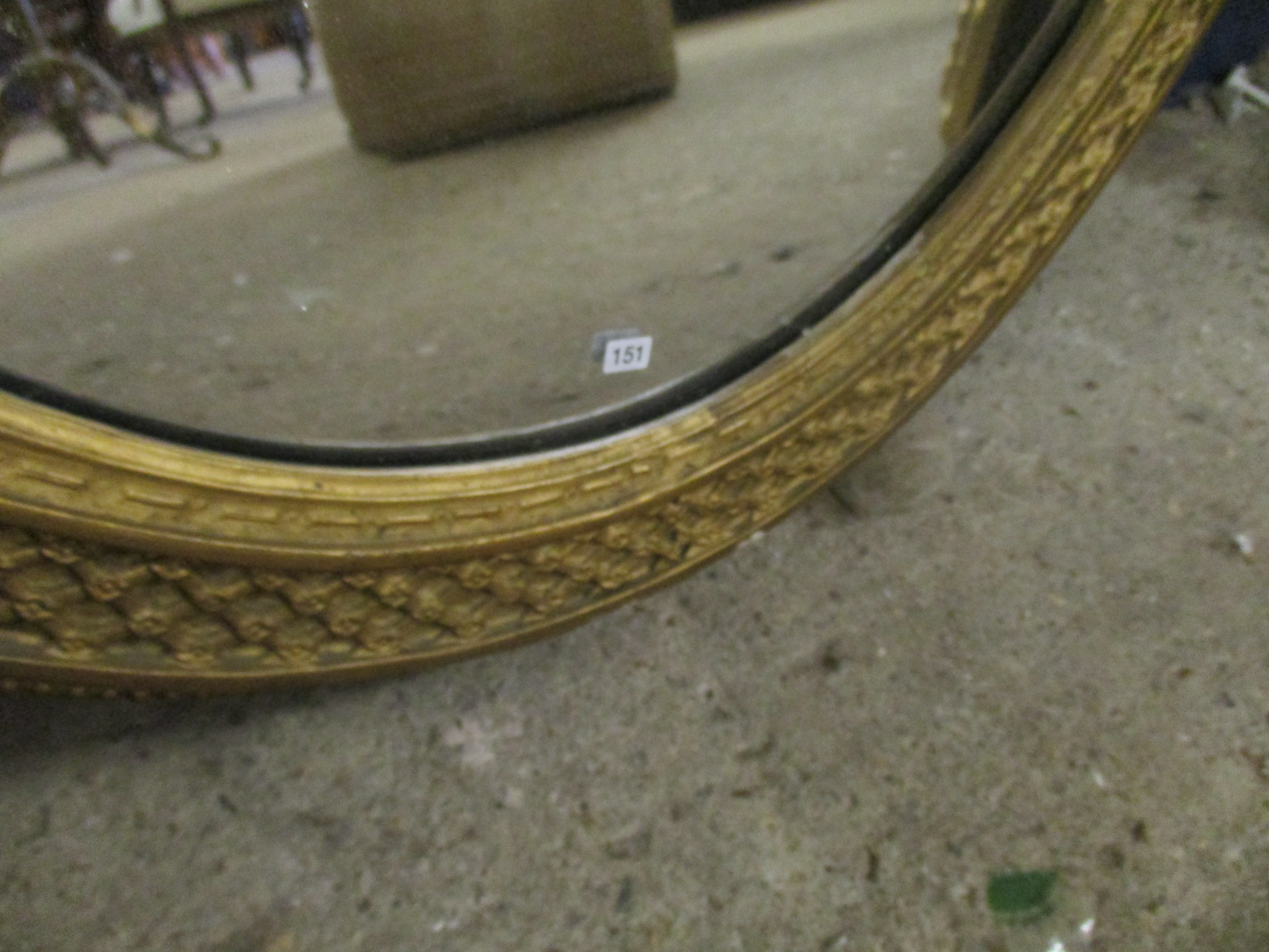 Victorian oval Wall Mirror, 73 x 57cm - Image 4 of 4