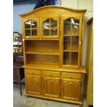 Pine Display Cabinet, width 150cm