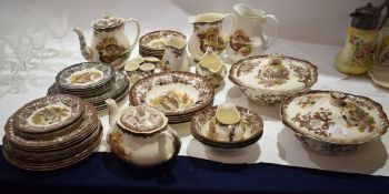 Quantity of Royal Worcester Palissy Game Series dinner/tea wares