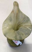 Mdina Lily shaped vase with maker's mark