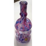 Langham Glass vase and Murano speckled vase