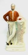 Large 19th Century Staffordshire figure of Garibaldi, 49 cm high