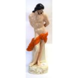 Large Staffordshire religious model, possibly Christ, 40cm high