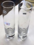 Pair of large Boda glass vases