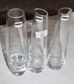 Pair of Art glass vases plus a further Boda vase (3)