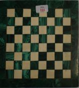 Malachite chess board