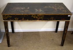 Chinoiserie style pair of side tables, 112cm wide (2)