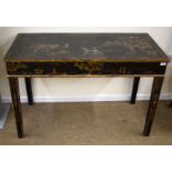 Chinoiserie style pair of side tables, 112cm wide (2)