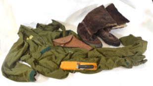 Small quantity miscellaneous militaria items to include MKII air crew coverall September 1972 with