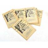 Quantity of nine prisoners of war news magazines vols 6, 7, 8, varying dates from Nov 1943 to Jan