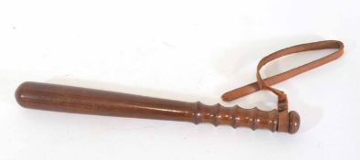 20th century Police night stick or baton, no maker's name or issue, 38cm long