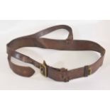 20th century Officers Sam Brown belt and cross strap