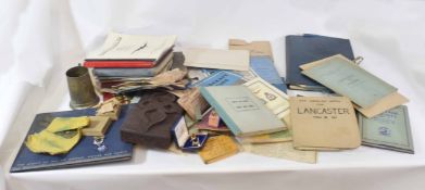 Very large quantity of personal effects, papers, photos, insignia etc belonging to WO Herbert