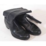 Pair of 1937 officer high length mess boots, size 8 medium