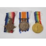 WWI medal trio to 3554 Pte George E Waine of Army Cycling Corps to include 1914-1915 Star, War Medal