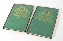 Two volumes of German Reichsarchiv inter-war books of The Aftermath of the Battle of Arras 1917,