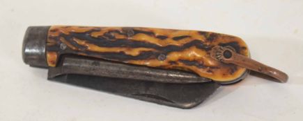 Large late 19th century/early 20th century Naval clasp knife with marlin spike, by Sheffield