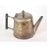 Silver plated tea pot inscribed "Presented to Mrs Ronald by the NCOs and men of Kirkcudbright