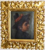 Italian School (19th/20th Century), Portraits of Young Boy and Girl, pair of oils on canvas, 18 x