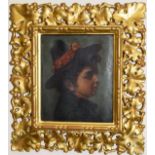 Italian School (19th/20th Century), Portraits of Young Boy and Girl, pair of oils on canvas, 18 x