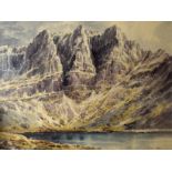 Edwin Grieg-Hall (19th/20th Century), 'Ben Eighe', watercolour, signed lower right, 54 x 75cm