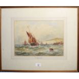 Robert Malcolm Lloyd (1859-1907), 'A Busy Day Off .......', watercolour, signed and inscribed with