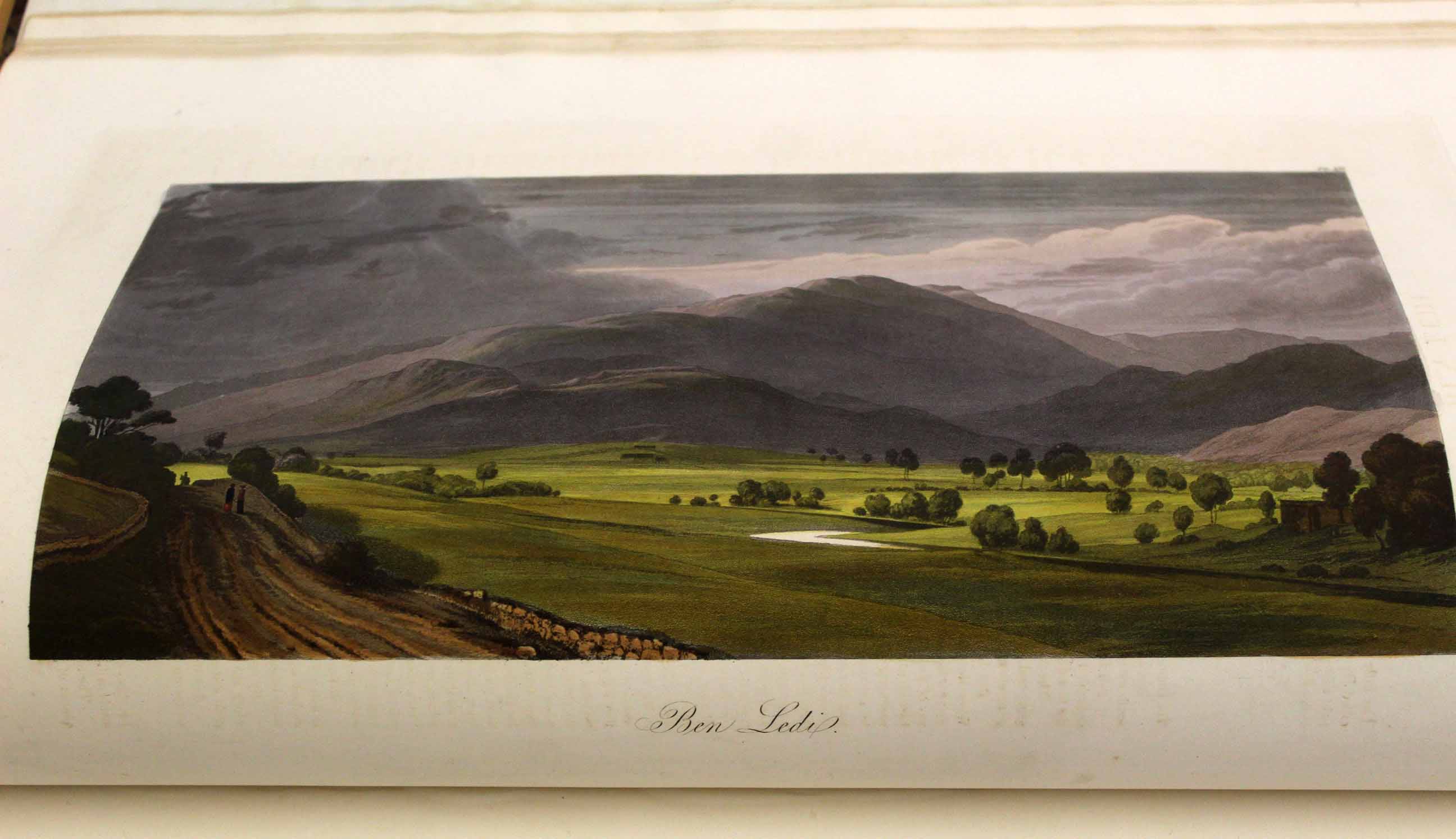 George Fennell Robson - 'Scenery of the Grampian Mountains' London 1819 folio, hand coloured - Image 5 of 7