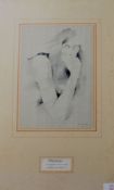 Christopher Stones, PS, (20th Century), 'Pensive', pencil drawing, signed and dated '73 lower